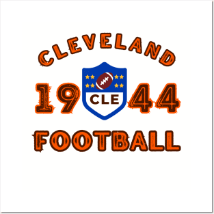 Cleveland Football Vintage Style Posters and Art